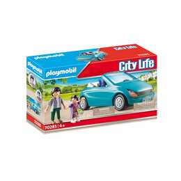 PLAYMOBIL City Life Papa und Kind mit Cabrio (70285)