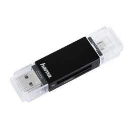 HAMA Basic Kartenleser (MicroUSB, USB Typ A)