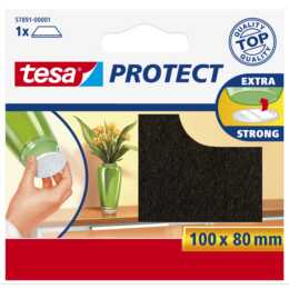 TESA Möbelgleiter Protect (1 Stück, Braun)