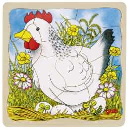 GOKI Tiere Puzzleboard (4 x 44 x)