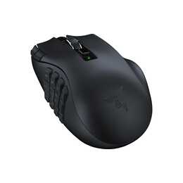 RAZER Naga V2 HyperSpeed Maus (Kabellos, Gaming, Schwarz)