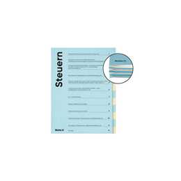 BIELLA Archivio a soffietto (Beige, Blu, A4, 1 pezzo)