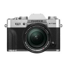 FUJIFILM X-T30 II + XF 18-55mm f/2.8-4 R LM OIS Kit (26.1 MP, APS-C, Grau, Silber, Schwarz)