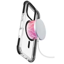 CELLULAR LINE Backcover MagSafe Tetra Force Strong Guard Mag (iPhone 16 Pro, Transparente)