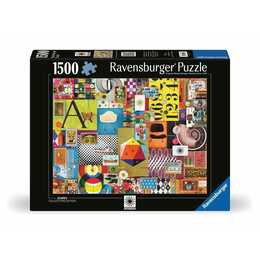 Laurence King Puzzle 1000 Pezzi Oceani Selvaggi – Con 20 Pezzi A Forma Di Animali Marini E Poster Educativo – Per Adulti E Ragazzi