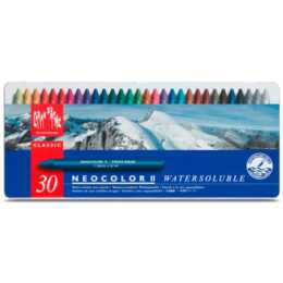 CARAN D'ACHE Wachsmalstifte Neocolor II (30 Stück)