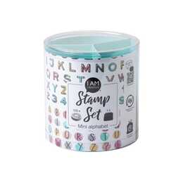 I AM CREATIVE Timbro di lettere Mini Alphabet (103 pezzo)