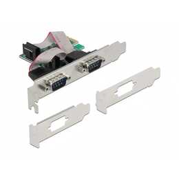 DELOCK Schnittstellenkarte (2 x Seriell)