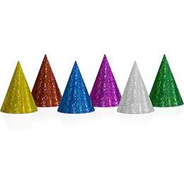 PARTYDECO Cappellini da festa (10 cm, 20 pezzo)