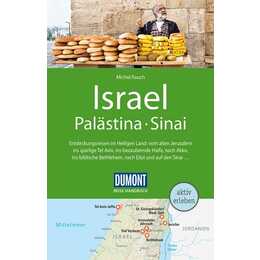 DuMont Reise-Handbuch Reiseführer Israel, Palästina, Sinai. 1:300'000