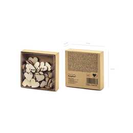 PARTYDECO Miniature di feltro (Legno, Matrimonio, 50 pezzo)