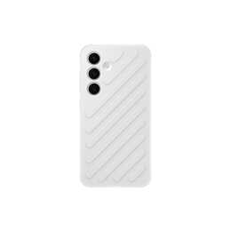 SAMSUNG Backcover Shield (Galaxy S24, Sans motif, Gris clair)