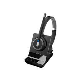 SENNHEISER Office Headset Impact SDW 5065 (On-Ear, Kabellos, Schwarz)
