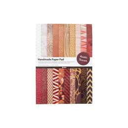 CREATIV COMPANY handgeschöpftes Papier Rustic Tuscan (Mehrfarbig, A4, 20 Blatt)