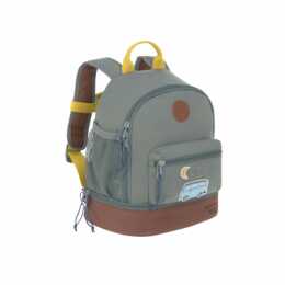 LÄSSIG Kindergartenrucksack Adventure Bus (9 l, Gelb, Braun, Grau)