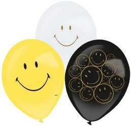 NEUTRAL Ballon Smiley (6 Stück)