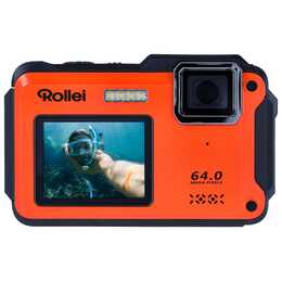 ROLLEI Sportsline 64 Selfie (13 MP, Orange, Schwarz)