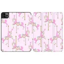 EG Housse (11", iPad Pro 11 (4. Gen. 2022), Rose, Licorne)