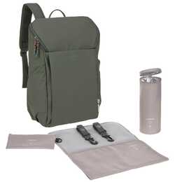 LÄSSIG Sac à dos à langer Slender Up (Vert olive, Vert)