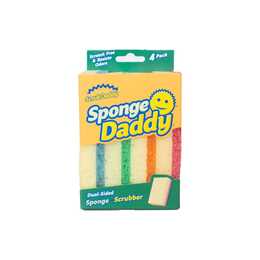 SCRUB DADDY Reinigungsschwamm Sponge Daddy (4 Stück)