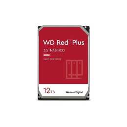 WESTERN DIGITAL Plus (SATA-III, 12 TB, Rouge)