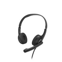 HAMA Office Headset HS-P150 V2 (On-Ear, Kabel, Schwarz)