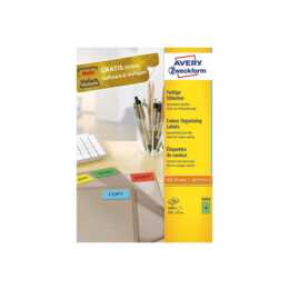 AVERY ZWECKFORM Druckeretikettenbogen (37 x 105 mm)