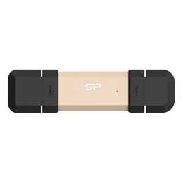SILICON POWER DS72 (500 GB, USB 3.2 Typ A, USB 3.2 Typ C)