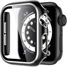EG Schutzhülle (Apple Watch 38 mm, Silber, Schwarz)