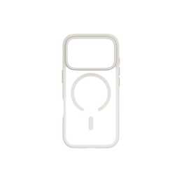 DBRAMANTE1928 Backcover MagSafe Grenen (iPhone 17 Pro, Transparente, Bianco)
