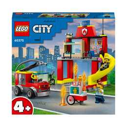 LEGO City Caserma dei pompieri e autopompa (60375)