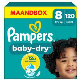 PAMPERS Baby-Dry Extra Large T. 8 (120 pièce)