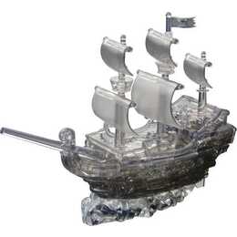 HCM KINZEL Crystal Puzzle - Piratenschiff Puzzle 3D (101 x)