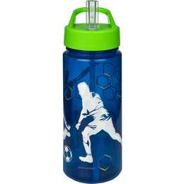 SCOOLI Kindertrinkflasche Team Player (500 l, Grün, Blau)