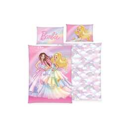 HERDING Taie d'oreiller et housse de duvet Barbie (Barbie, Coton)
