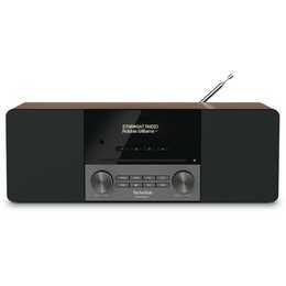 TECHNISAT Digitradio 3 Digitalradio (Silber, Braun, Walnussbraun, Schwarz)