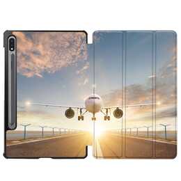 EG Hülle für Samsung Galaxy Tab S8 11" (2022) - gelb - Flugzeug
