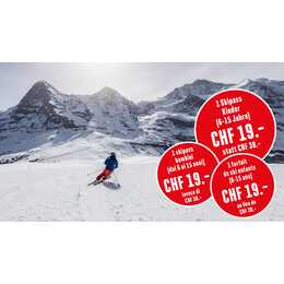 JUNGFRAU 1 skipass bambini (dai 6 ai 15 anni) 