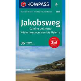 KOMPASS Wanderführer Jakobsweg Camino del Norte, 36 Etappen mit Extra-Tourenkarte