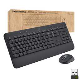 LOGITECH MK650 Combo for Business (Bluetooth, Svizzera, Senza fili)