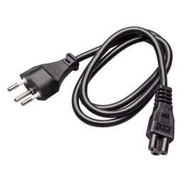 INTERTRONIC Stromkabel (T12, C5, 0.9 m, Schwarz)