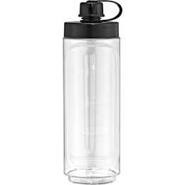WMF Trinkflasche Smoothie-to-go (0.6 l, Transparent, Schwarz)