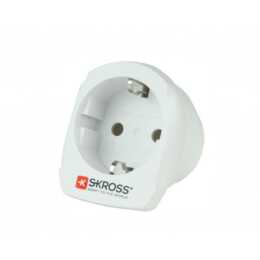 SKROSS Country Adapter Europe to USA White