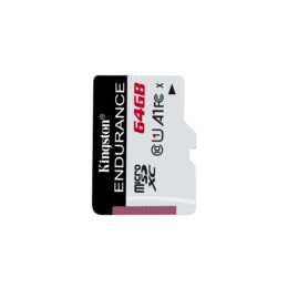 KINGSTON TECHNOLOGY MicroSDXC UHS-I Endurance (UHS-I Class 1, Class 10, A1, 64 GB, 95 MB/s)