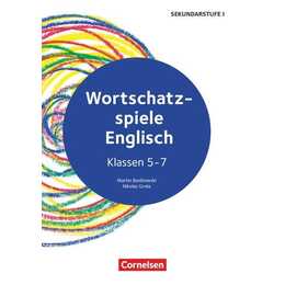 Wortschatz-Spiele Englisch, Klasse 5-7, Buch
