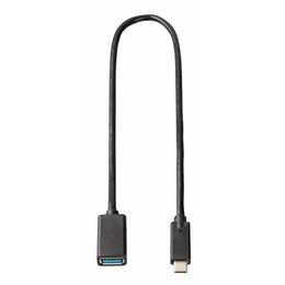INTERTRONIC Câble (USB Typ A, USB Type C, 0.2 m)