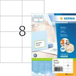 HERMA Foglie etichette per stampante (74 x 105 mm)