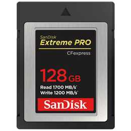 SANDISK CFexpress Extreme PRO 128 GB (Class 10, 1700 MB/s)
