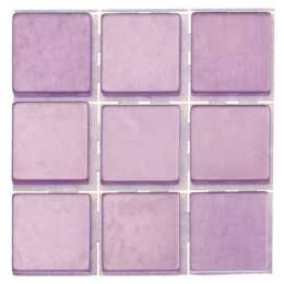 GLOREX Mosaiksteine (Violett, Kunststoff, 63 Stück)