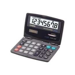 Casio SL-210TE Calculatrice De Bureau 10 Chiffres - Solaire Et Pile, Compacte Et Pratique